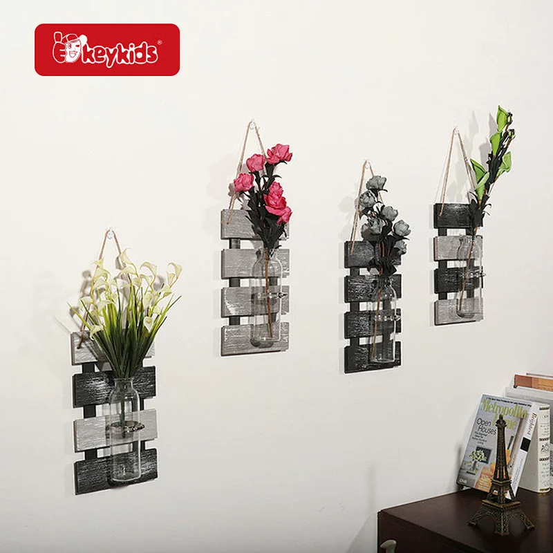 Creative Decorative Wall-mounted Flower Plant Bottle W09D141